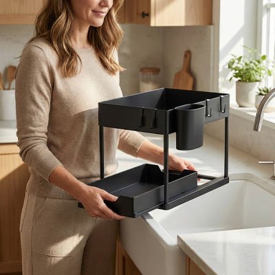 Organisateur placard cuisine 